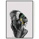 Paint by Numbers Nude Indian Jewelry